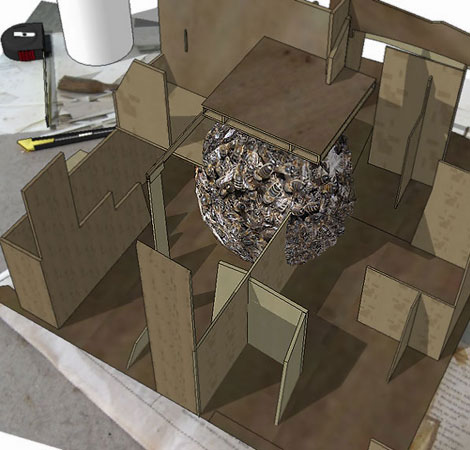 Propolis maquette & bijen