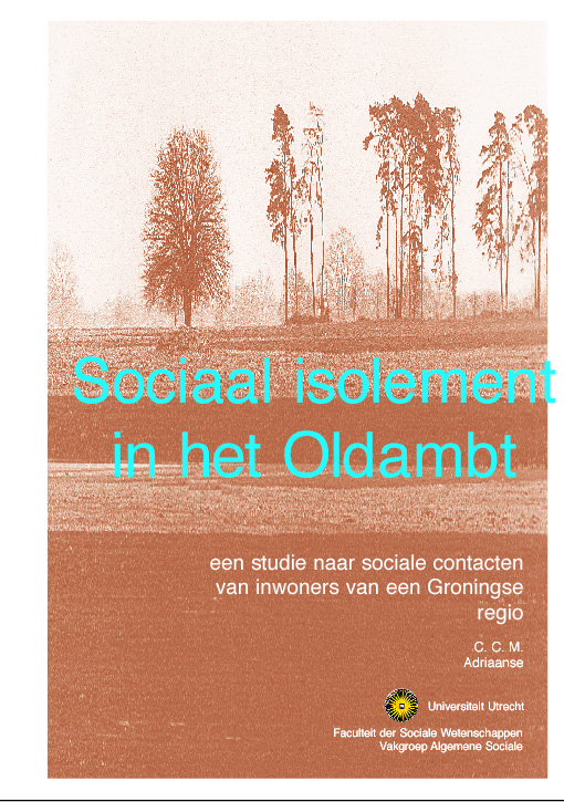 Sociaal isolement 
in het Oldambt