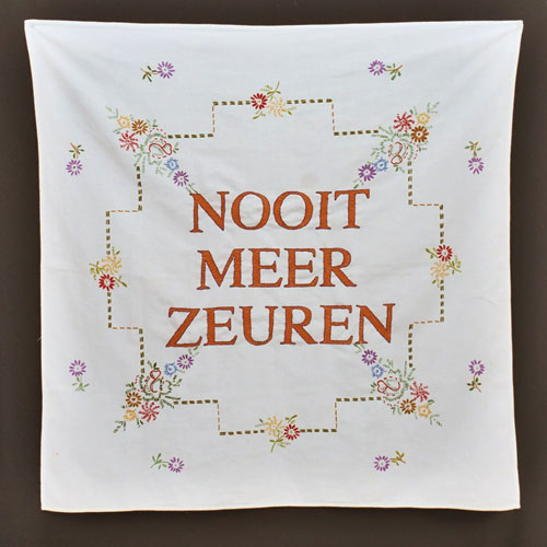 nooit meer zeuren