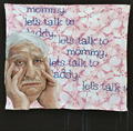 mummy, let's talk to daddy, let,s talk to mommy etc.