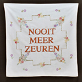 nooit meer zeuren