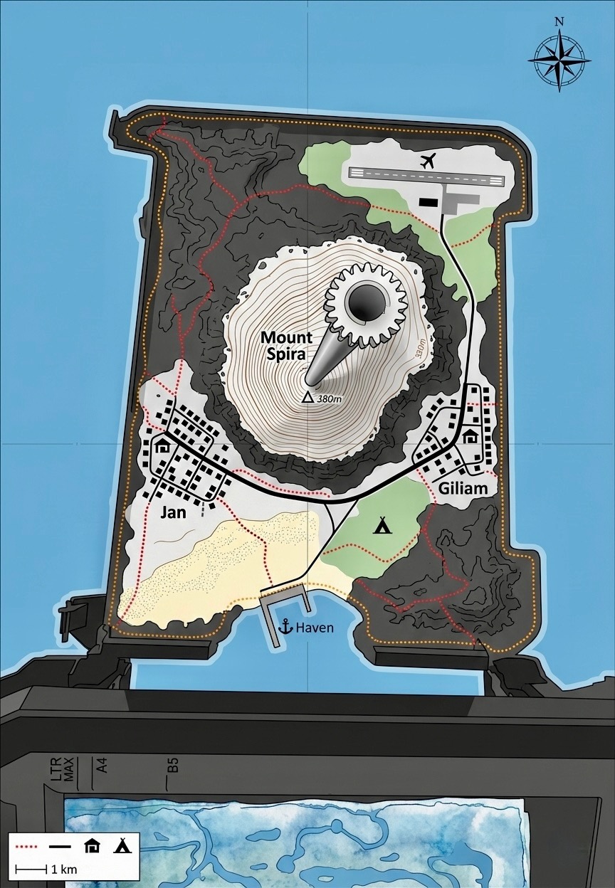 A self-portrait redrawn as a map