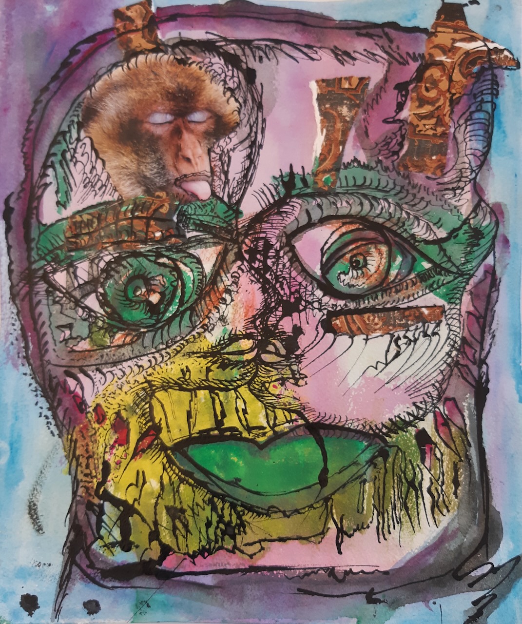 The work of Ody Saban redrawn as a map