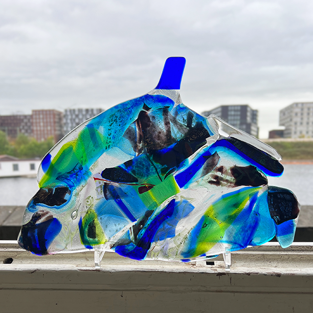 Glass object Baleia Sonhadora